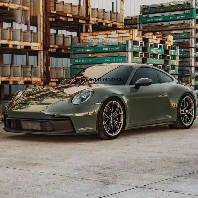 High Quality Gt-3 Style Carbon Fiber And Fiberglass Front Bumper Rear Spoiler Body Kit For  911 992 Bodykit Engine Hood